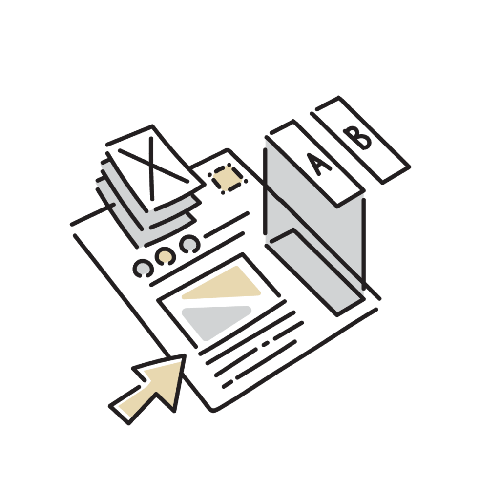 Webデザイン制作のイメージイラスト